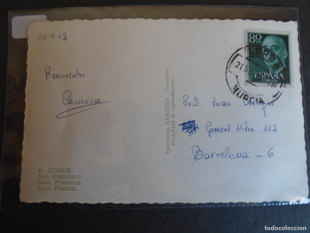 Postales: (PS-74854)POSTAL DE LORCA-SAN FRANCISCO - Foto 3