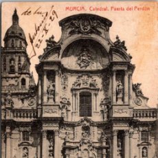 Postales: MURCIA - CATEDRAL - PUERTA DEL PERDÓN - F. THOMAS Nº 1136 - 137X89MM
