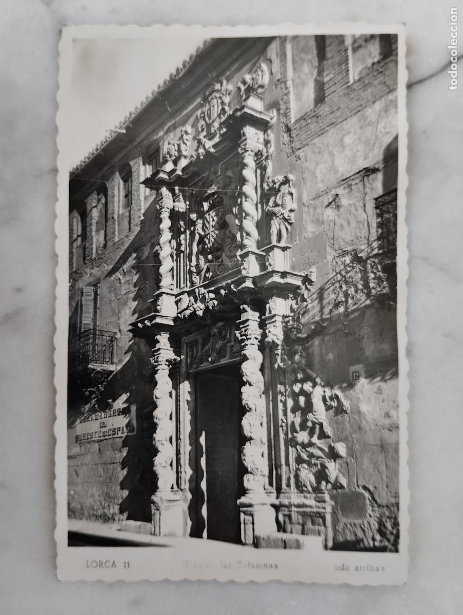 Postales: LORCA. MURCIA. CASA DE LAS COLUMNAS. ED. ARRIBAS 11. - Foto 1