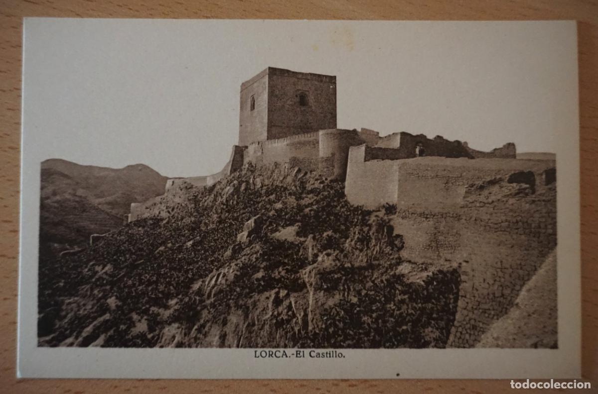 Postales: Lorca (Murcia) El Castillo, antigua postal sin circular - Foto 1