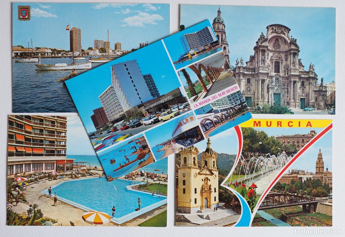 Postales: LOTE DE 5 POSTALES DE MURCIA - Foto 1