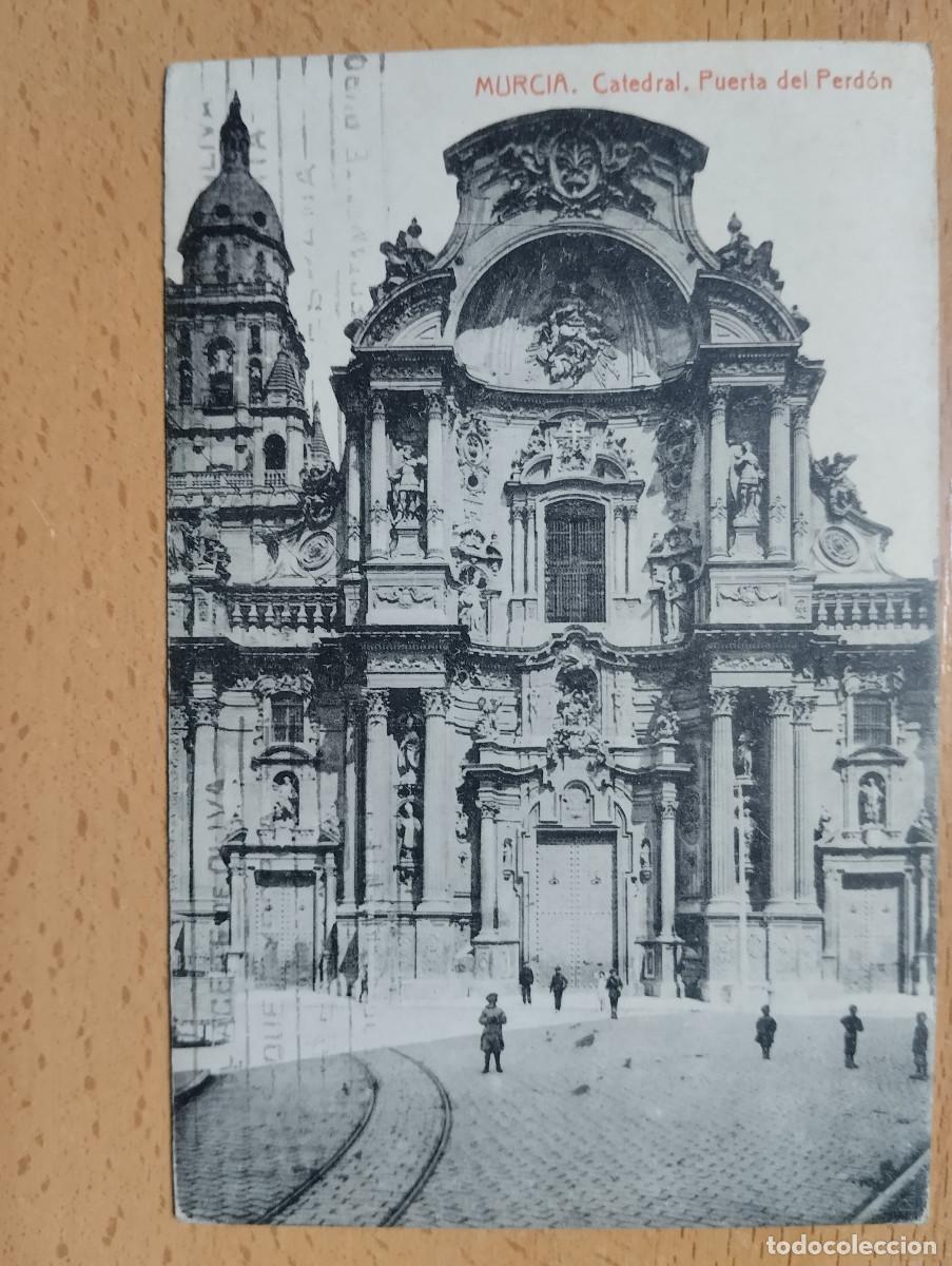 Postales: MURCIA CATEDRAL PUERTA DEL PERDON THOMAS - Foto 1