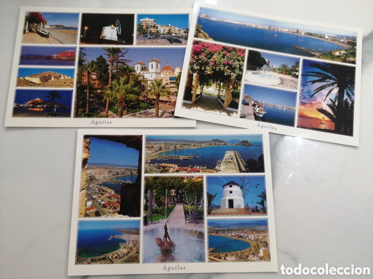 Postales: &Aacute;guilas. Lote 3 postales - Foto 1