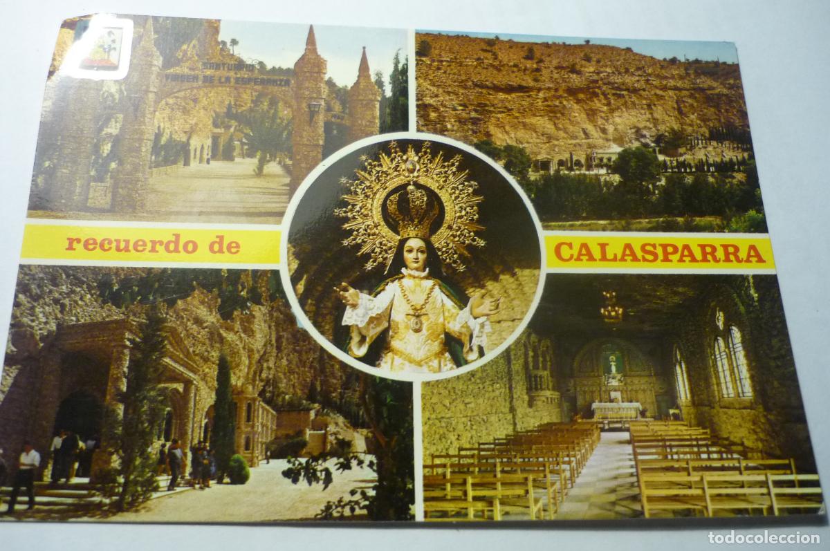 Postales: POSTAL CALASPARRA -VIRGEN CM - Foto 1