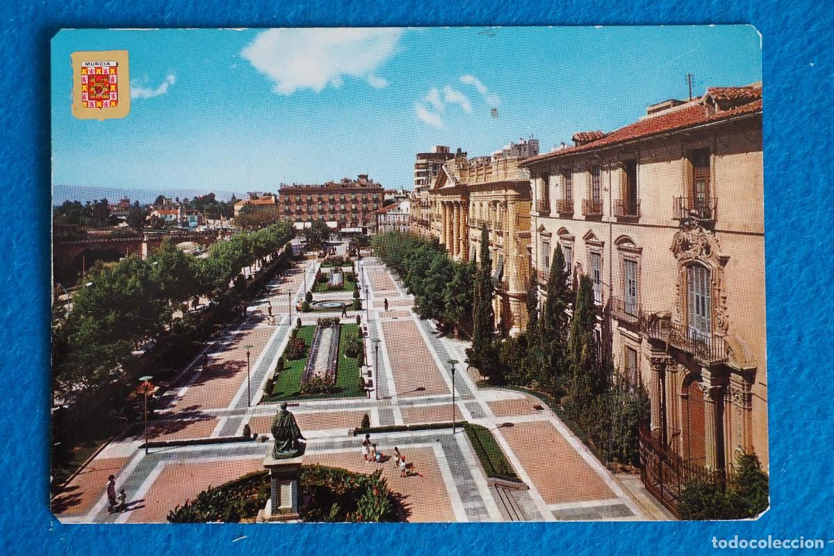 Postales: POSTAL DE MURCIA: GLORIETA DE ESPA&Ntilde;A - Foto 1