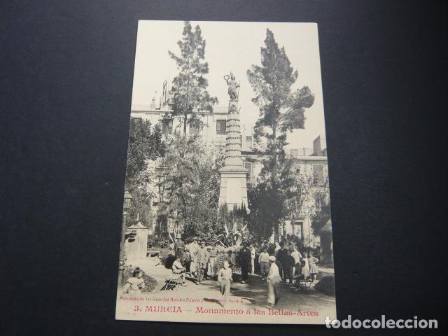 Postales: MURCIA MONUMENTO A LAS BELLAS ARTES - Foto 1