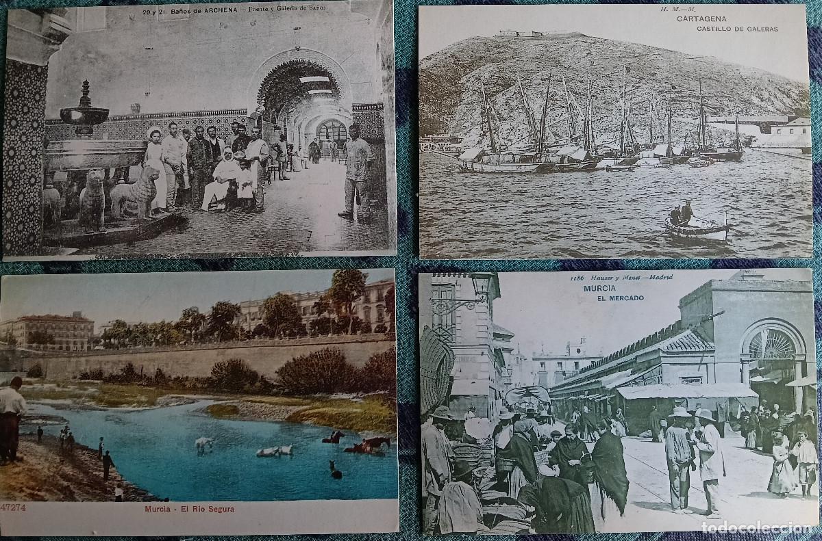 Postales: Lote 4 Postales Murcia - Foto 1