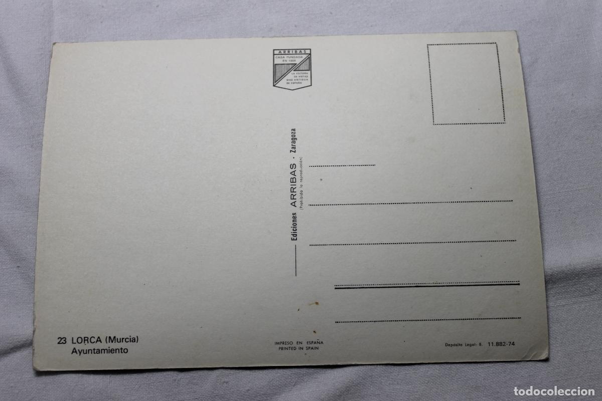 Postales: LORCA AYUNTAMIENTO A&Ntilde;OS 70 - Foto 2