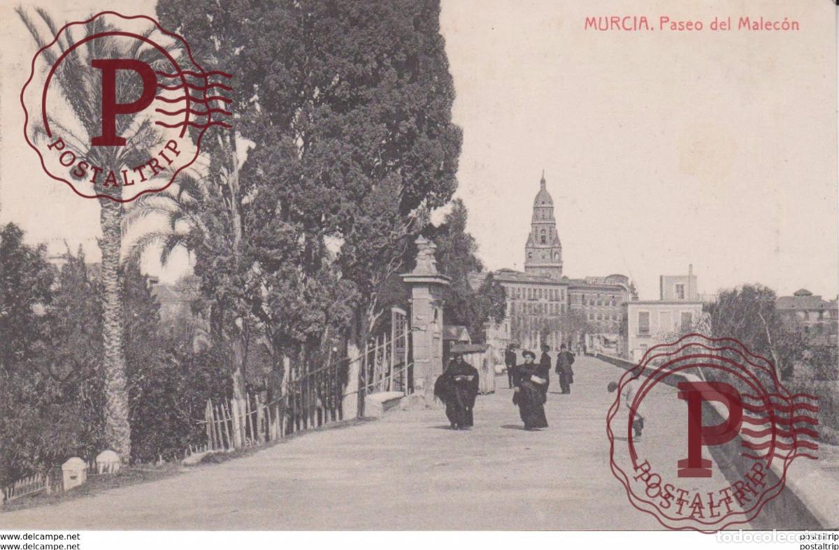 Postales: MURCIA - PASEO DEL MALECON - Foto 1