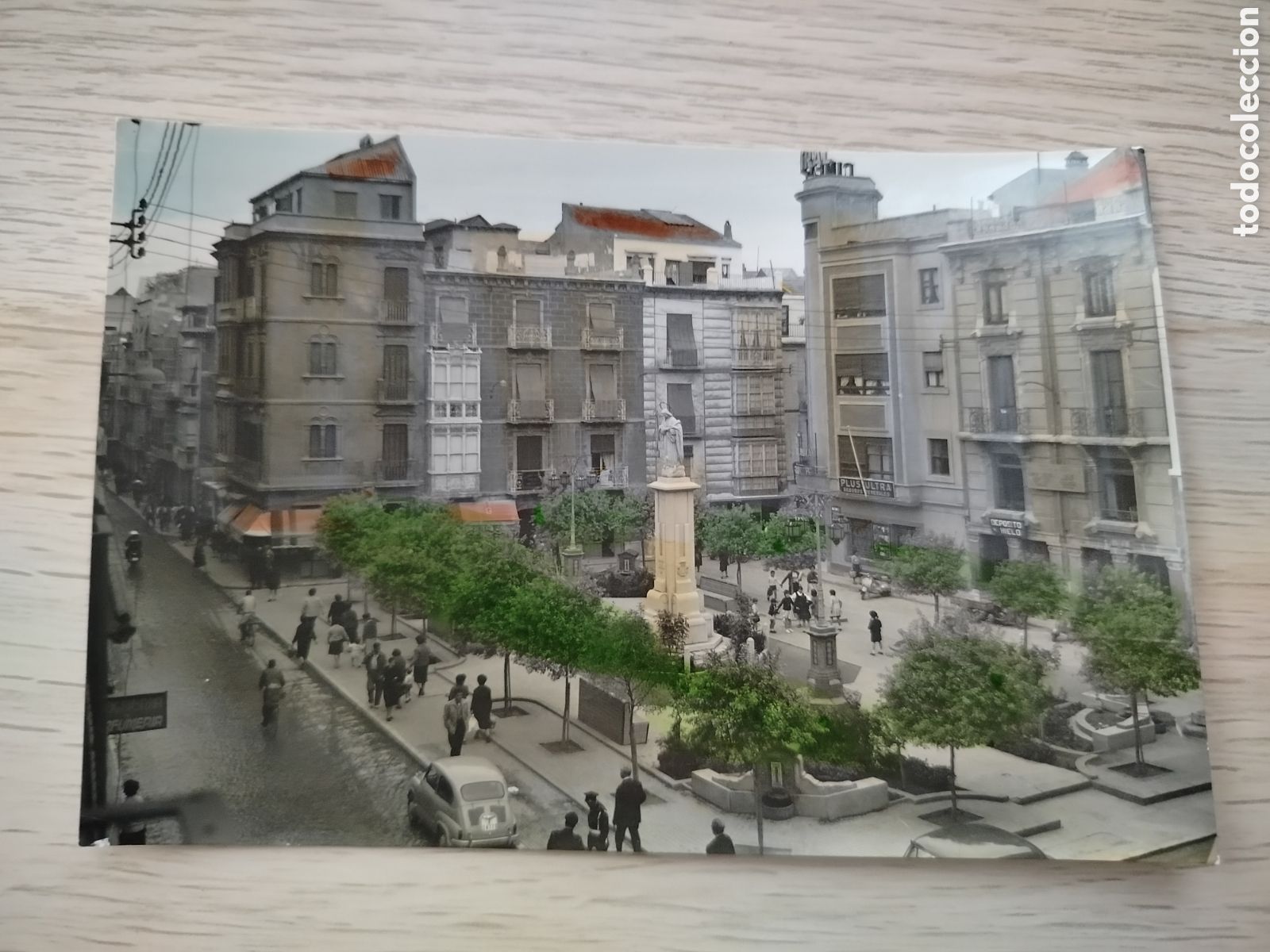 Postales: CARTAGENA - MURCIA - PLAZA DE RISUE&Ntilde;O