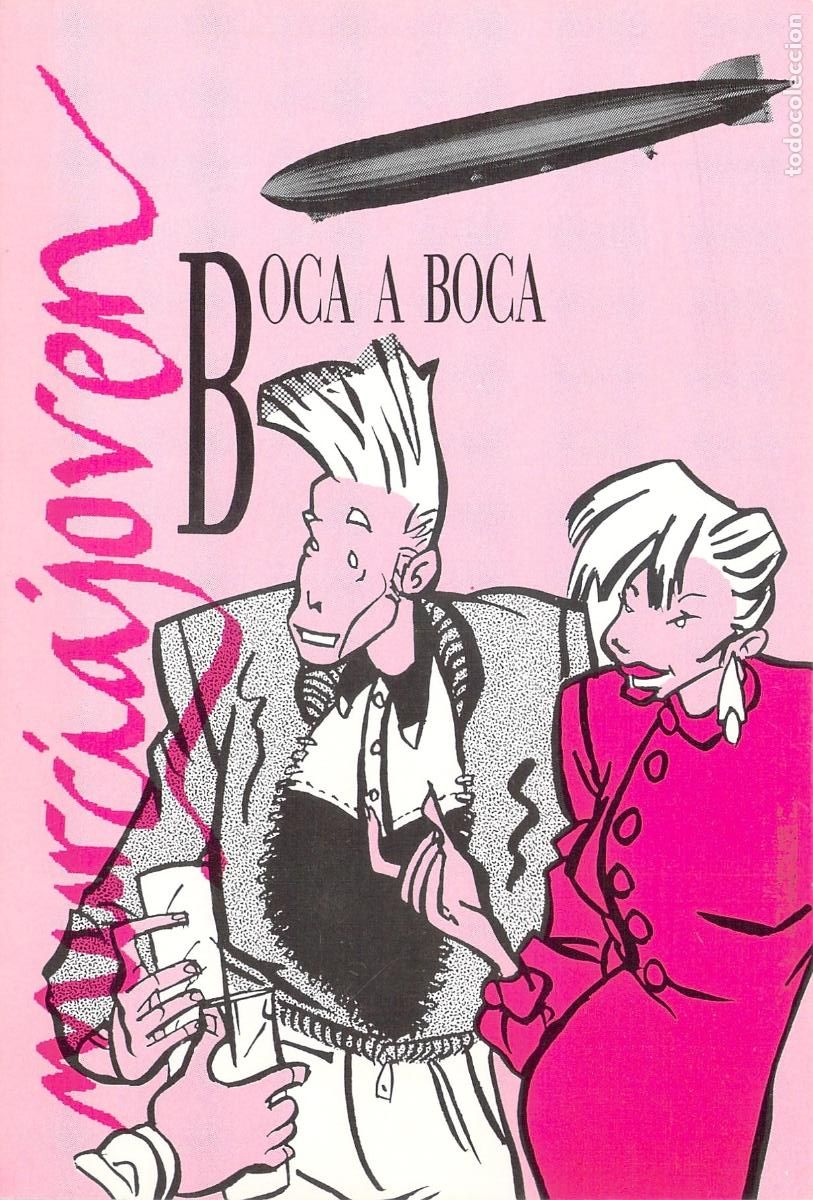 Postales: Postal Revista Murcia Joven Boca a Boca Ilustraci&oacute;n Pop Art
