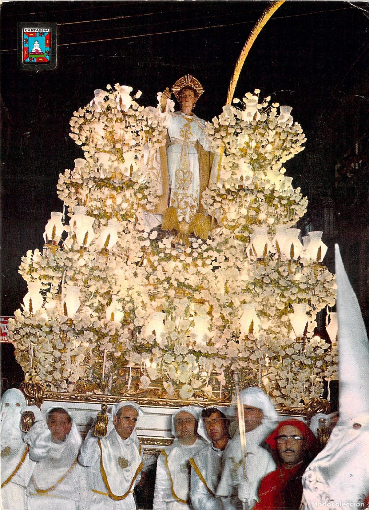 Postales: Postal Semana Santa Cartagena San Juan Californios Escultor Benlliure