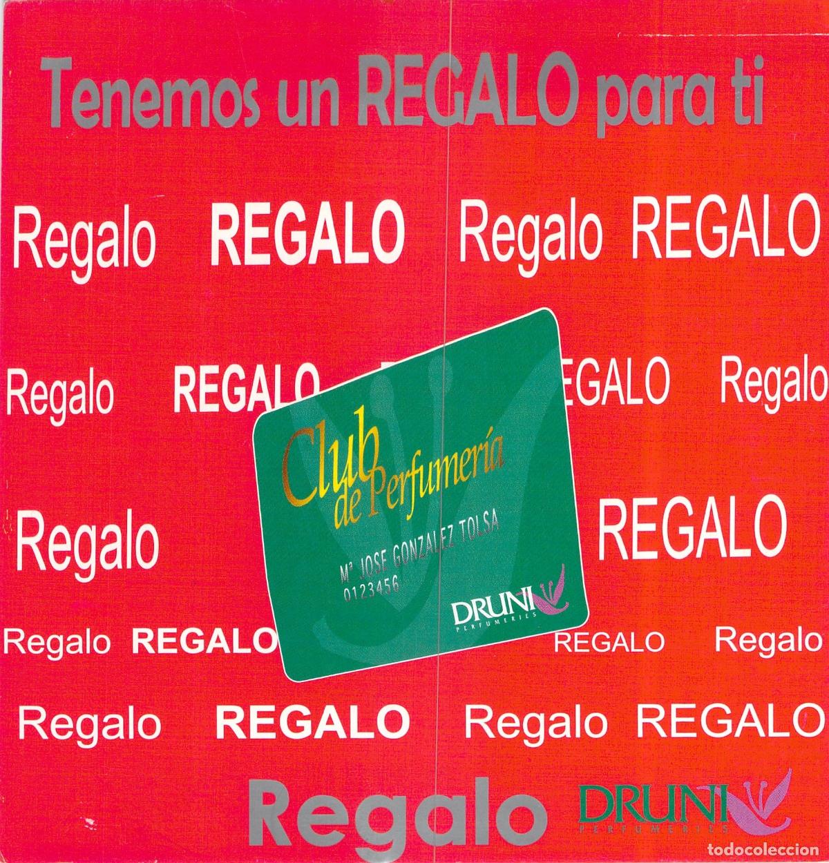 Postkarten: Postal Publicitaria Druni Perfumer&iacute;as Jumilla Regalo Club de Perfumer&iacute;a