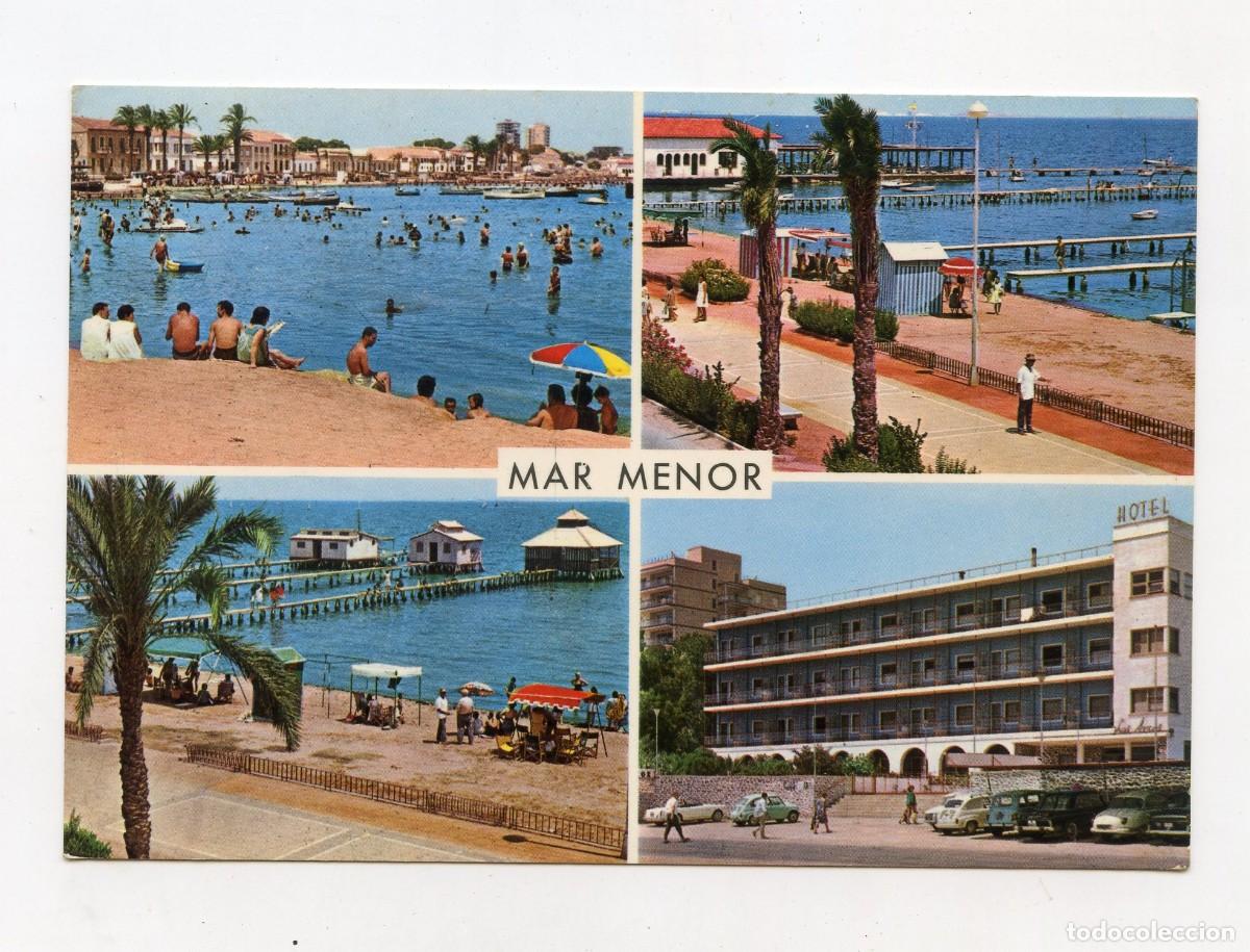 Postales: Postal n&ordm; 17 &rdquo;Mar Menor Vistas de Santiago de la Ribera&rdquo; Escrita y circulada, Julio 1967