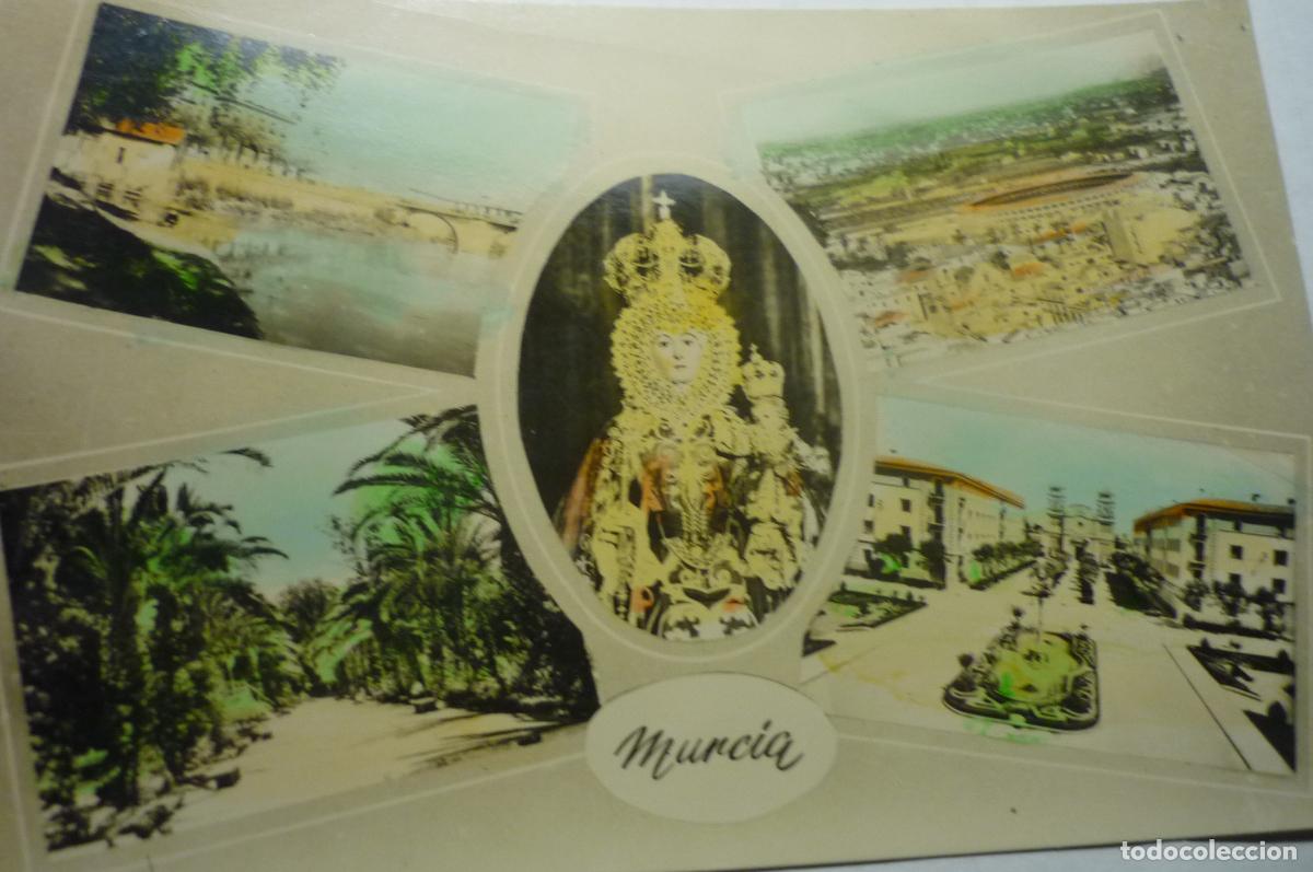 Postales: postal murcia diversos aspectos escrita coloreada cm