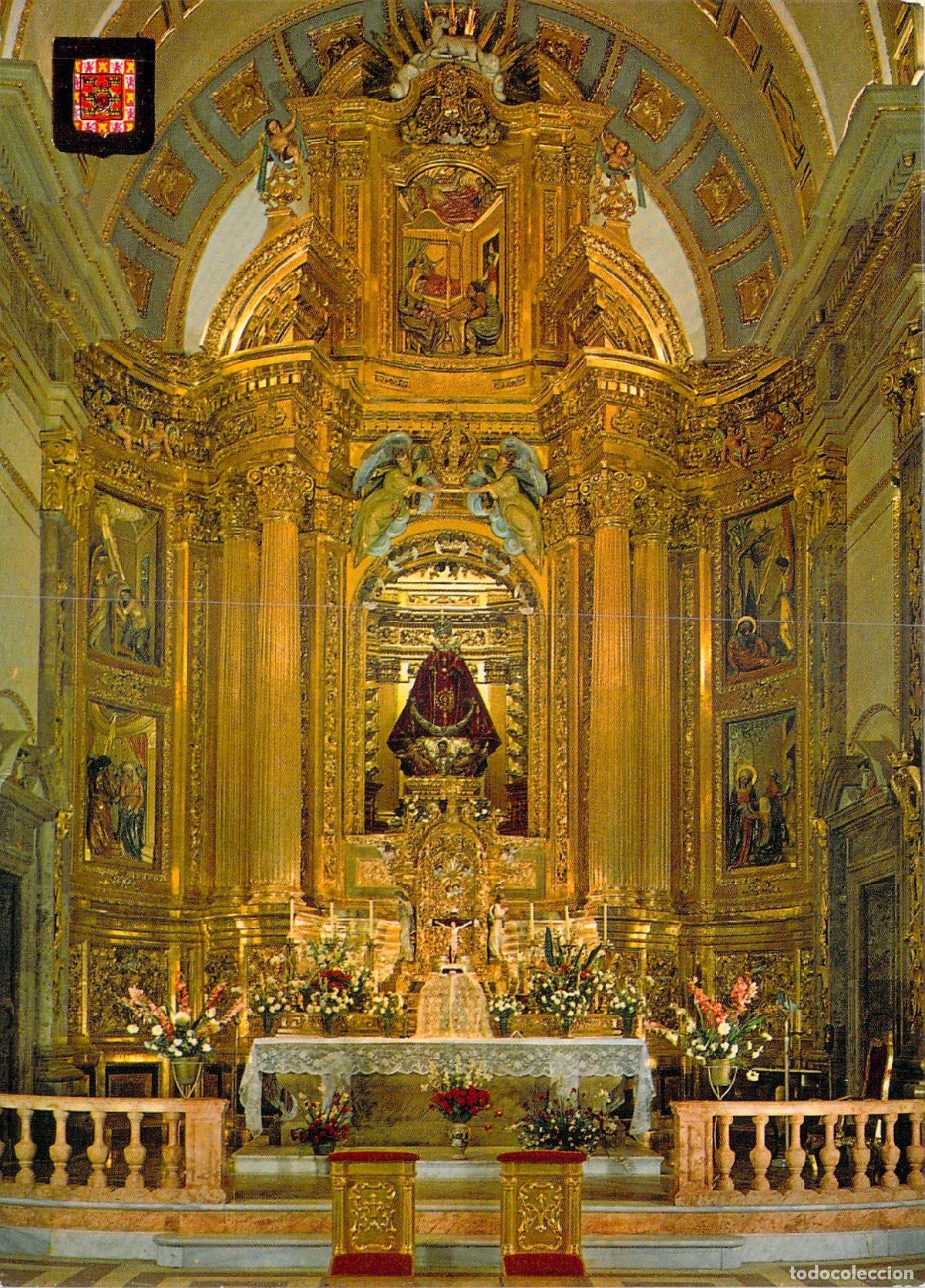 Postales: Postal Santuario de Nuestra Se&ntilde;ora de la Fuensanta Murcia Retablo