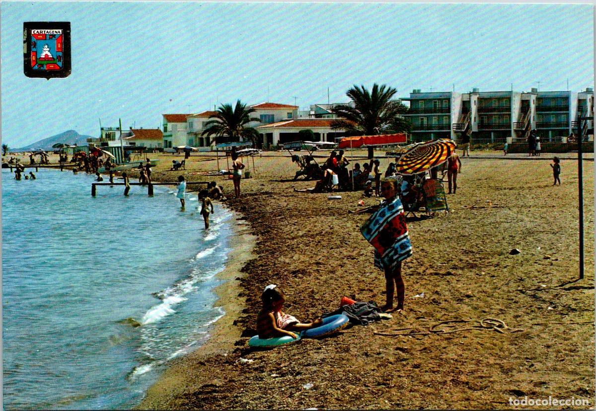 Postales: Islas Menores (Murcia)- Vista parcial de Islas Menores y playa - Subirats Casanovas 1 - 149x102mm
