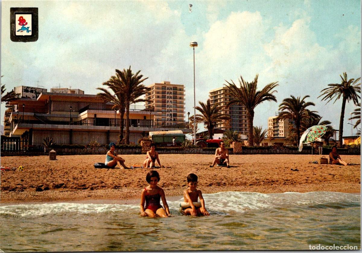 Postales: Mar del Cristal (Cartagena) - Urbanizaci&oacute;n Mar del Cristal - Restaurant y Playa - Tractor con Cuba