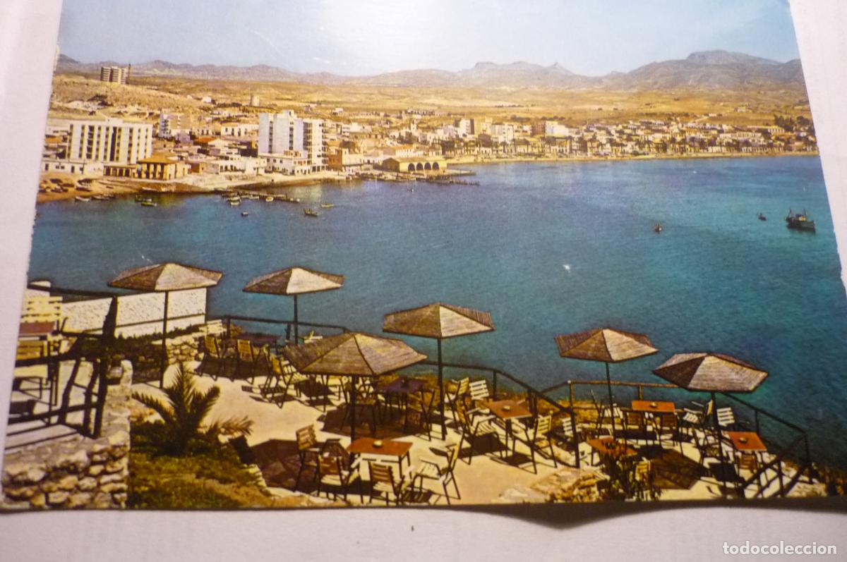 Postales: postal mazarron puerto playa circulada