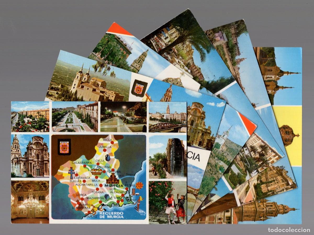 Postales: Lote 6 postales multivistas de Murcia - Arribas, Subirats Casanovas, Garrabella, L.A.C.