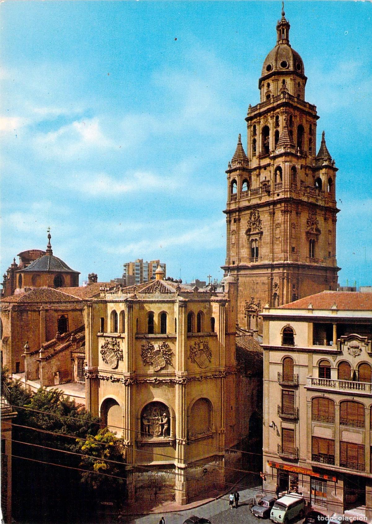 Postales: Postal de Murcia: Catedral, Torre y Capilla de los V&eacute;lez