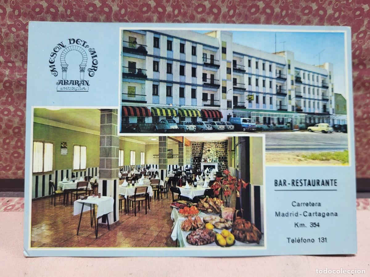 Postales: ANTIGUA POSTAL RESTAURANTE MESON DEL MORO ABARAN MURCIA VALMAN