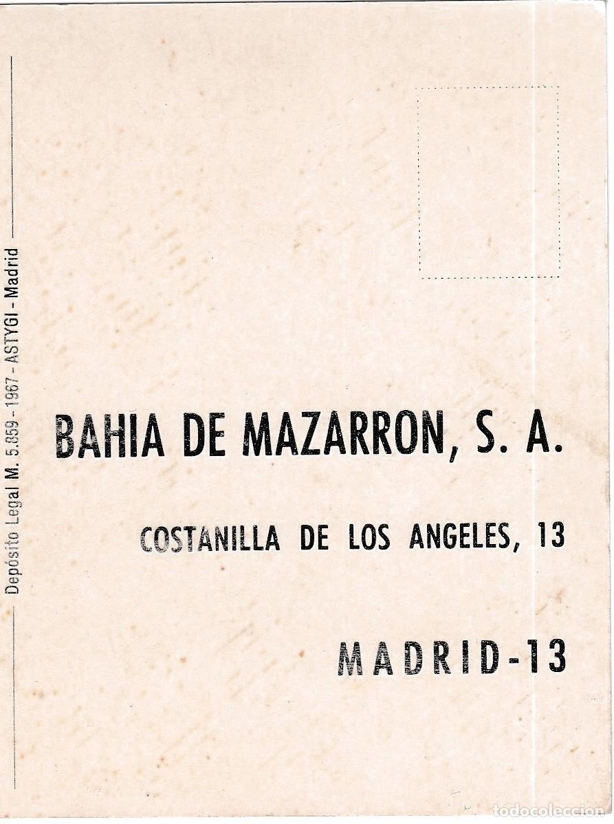 Postales: Bah&iacute;a de Mazarr&oacute;n S. A. - Madrid 13 - DL. M. 5859-1967 - Postal Promocional Urbanizaci&oacute;n - 150x100mm
