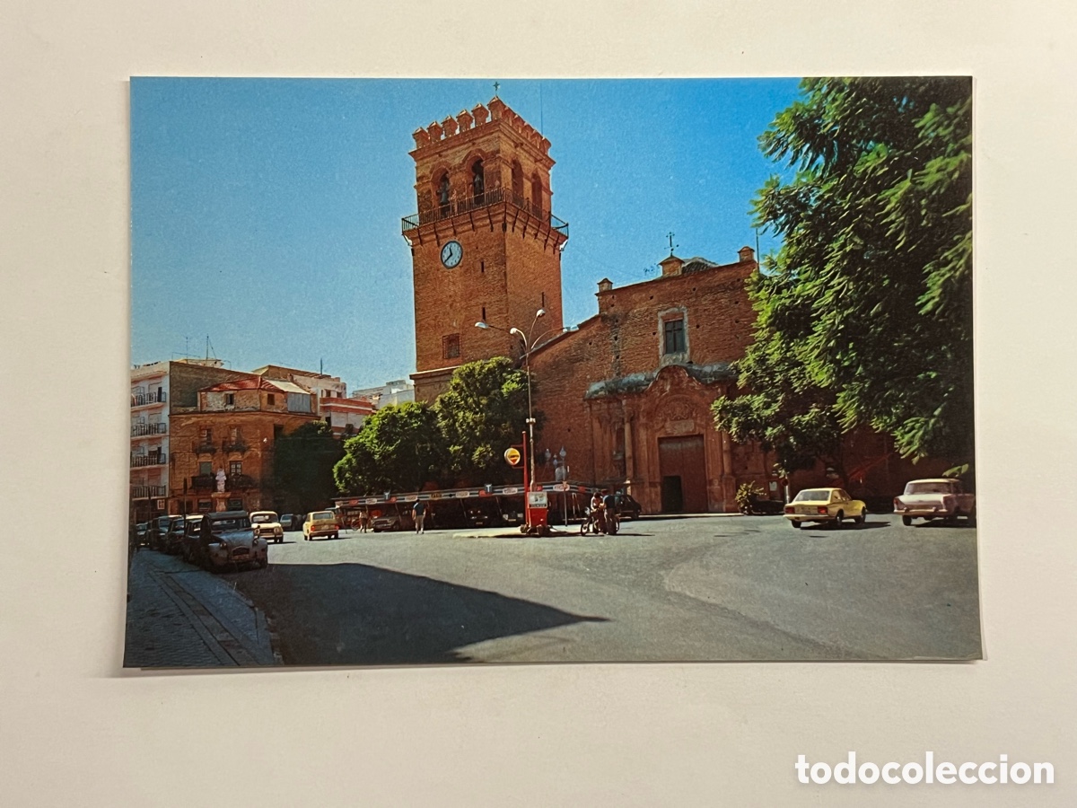 Postales: TOTANA (Murcia) Postal No.11.101, Plaza de la Constituci&oacute;n y y Parroquia de Santiago (a.1977)