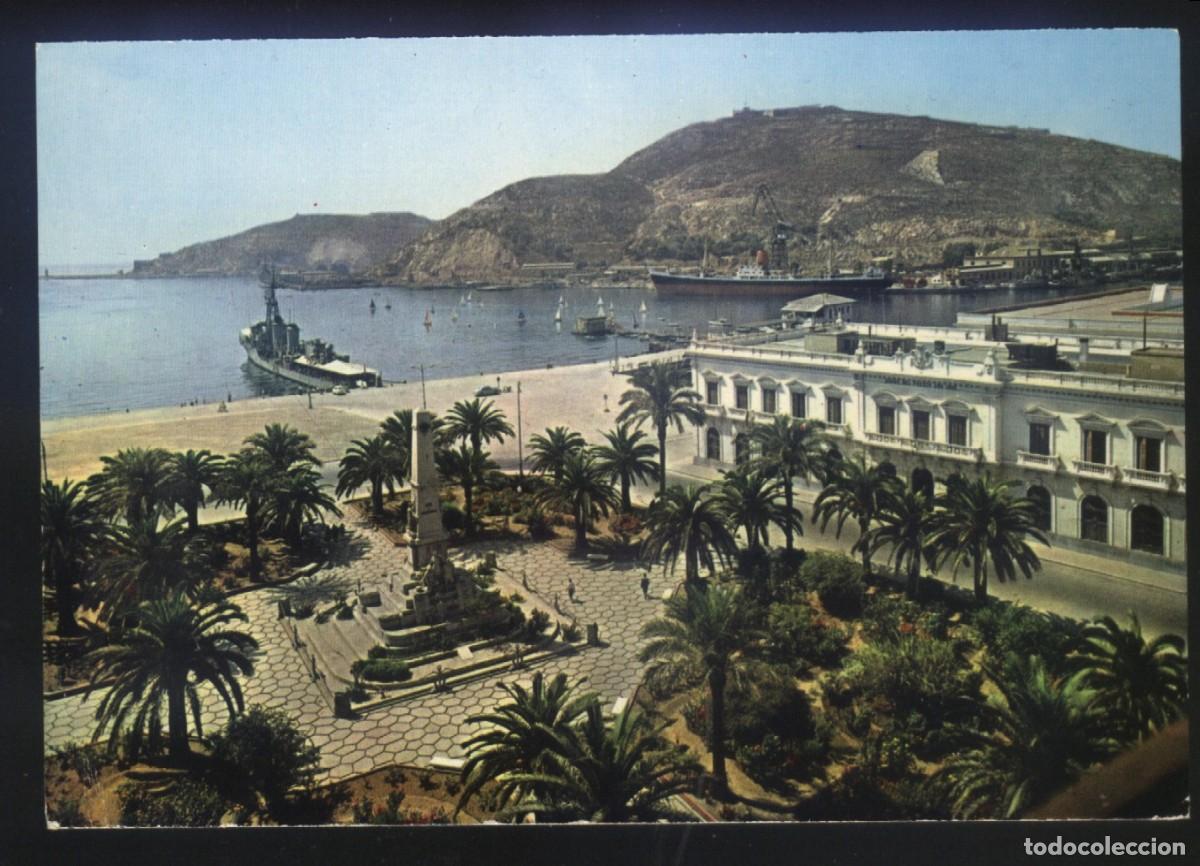 Postales: MU-1025- MURCIA. CARTAGENA. MONUMENTO A LOS HEROES DE CAVITE Y PUERTO.
