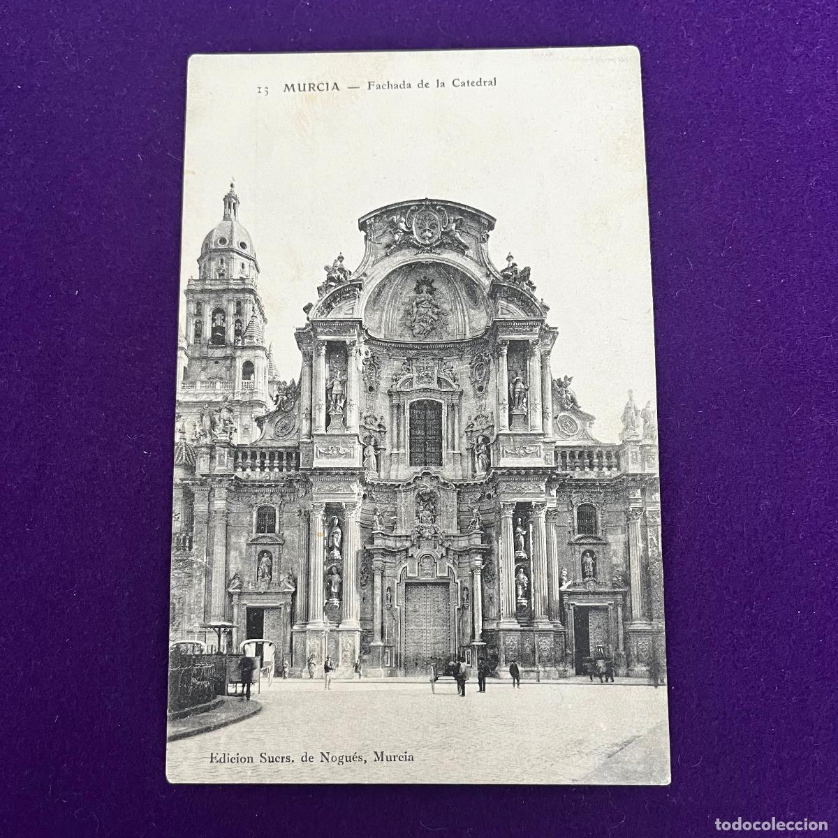 Postales: POSTAL DE MURCIA. FACHADA DE LA CATEDRAL.