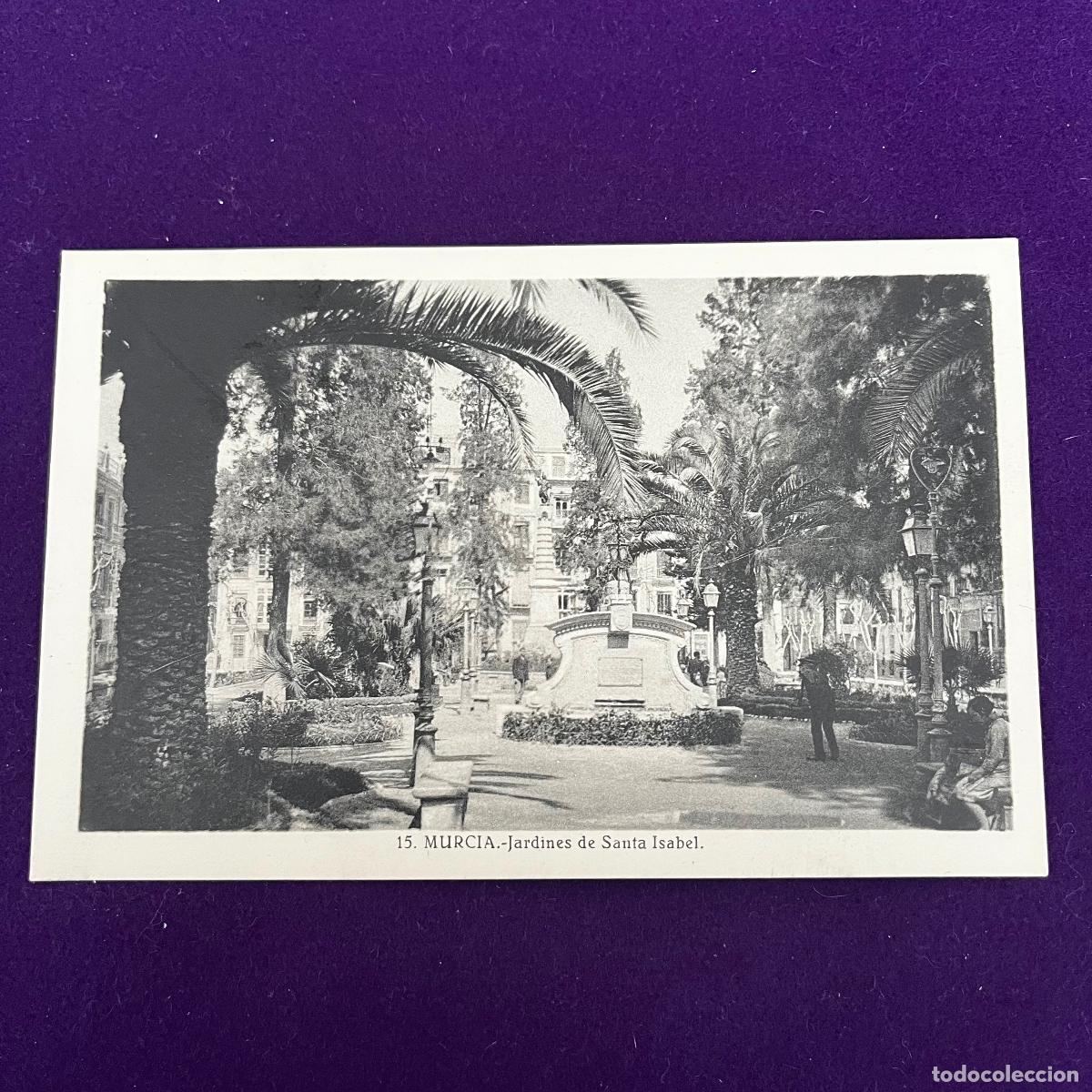Postales: POSTAL DE MURCIA. JARDINES DE SANTA ISABEL.