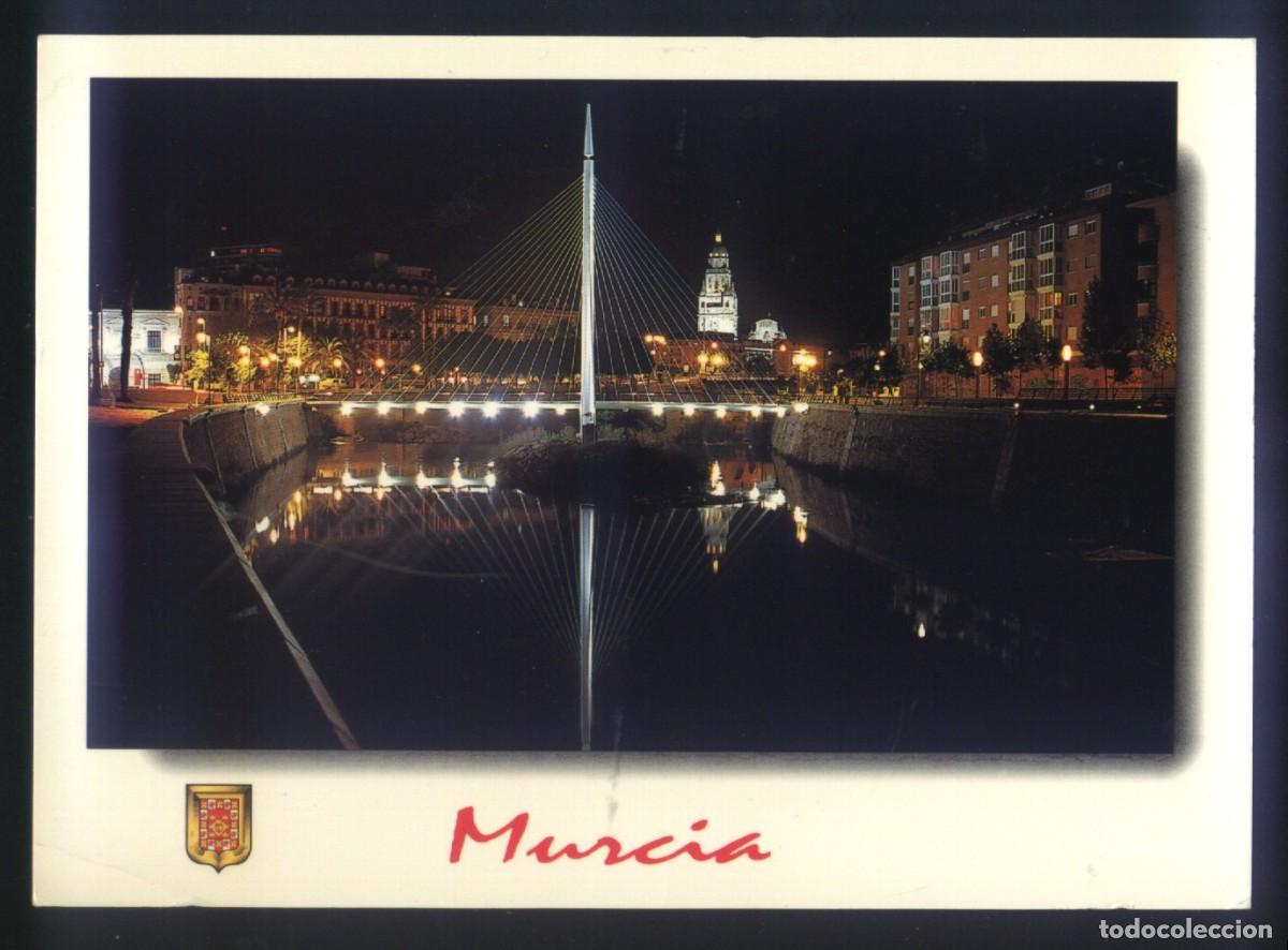 Postales: MU-1029- MURCIA. PASARELA MONTEROLA. R&Iacute;O SEGURA.