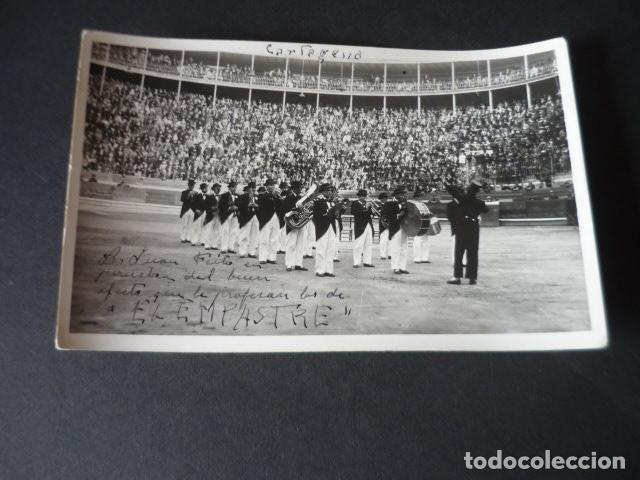 Postales: CARTAGENA MURCIA PLAZA DE TOROS CHARLOTADA COMPA&Ntilde;IA DE JUAN FEITO POSTAL FOTOGRAFICA