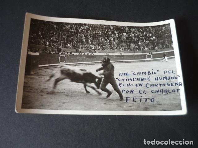 Postales: CARTAGENA MURCIA PLAZA DE TOROS CHARLOTADA COMPA&Ntilde;IA DE JUAN FEITO POSTAL FOTOGRAFICA CASA&Uacute; FOTOGRAFO