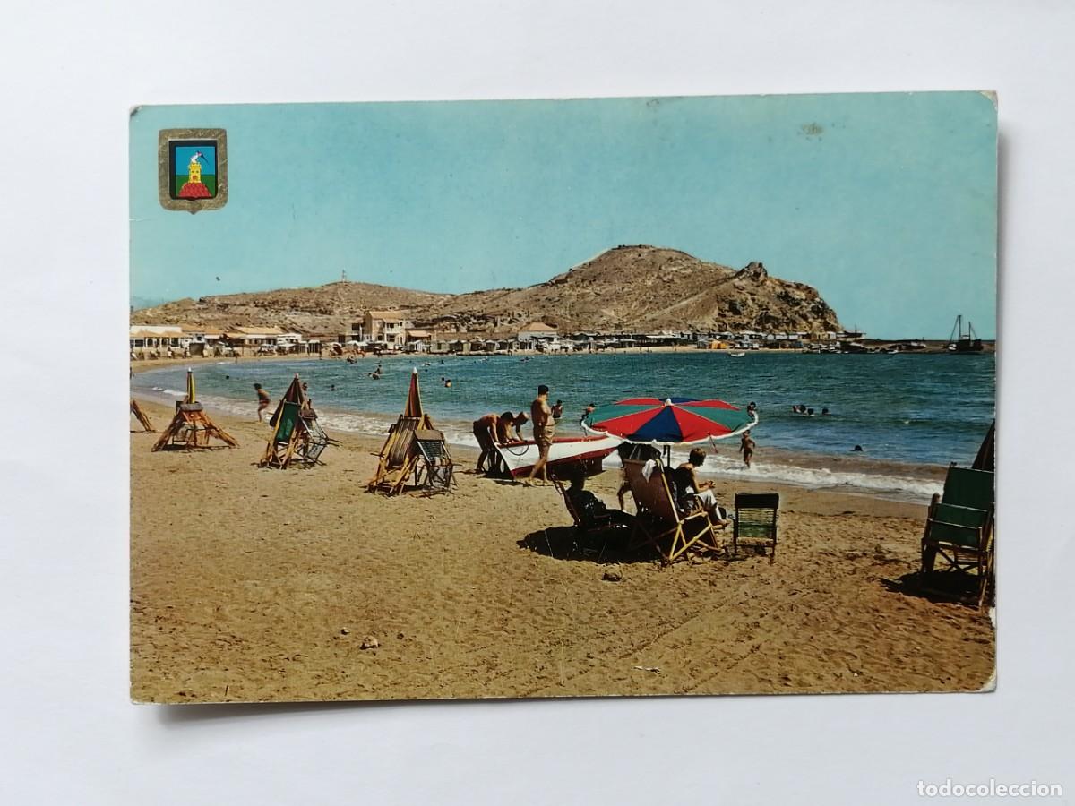 Postales: POSTAL 18455 ESCRITA-SUBIRATS 5 PUERTO MAZARRON MURCIA PLAYA DE LA ISLA