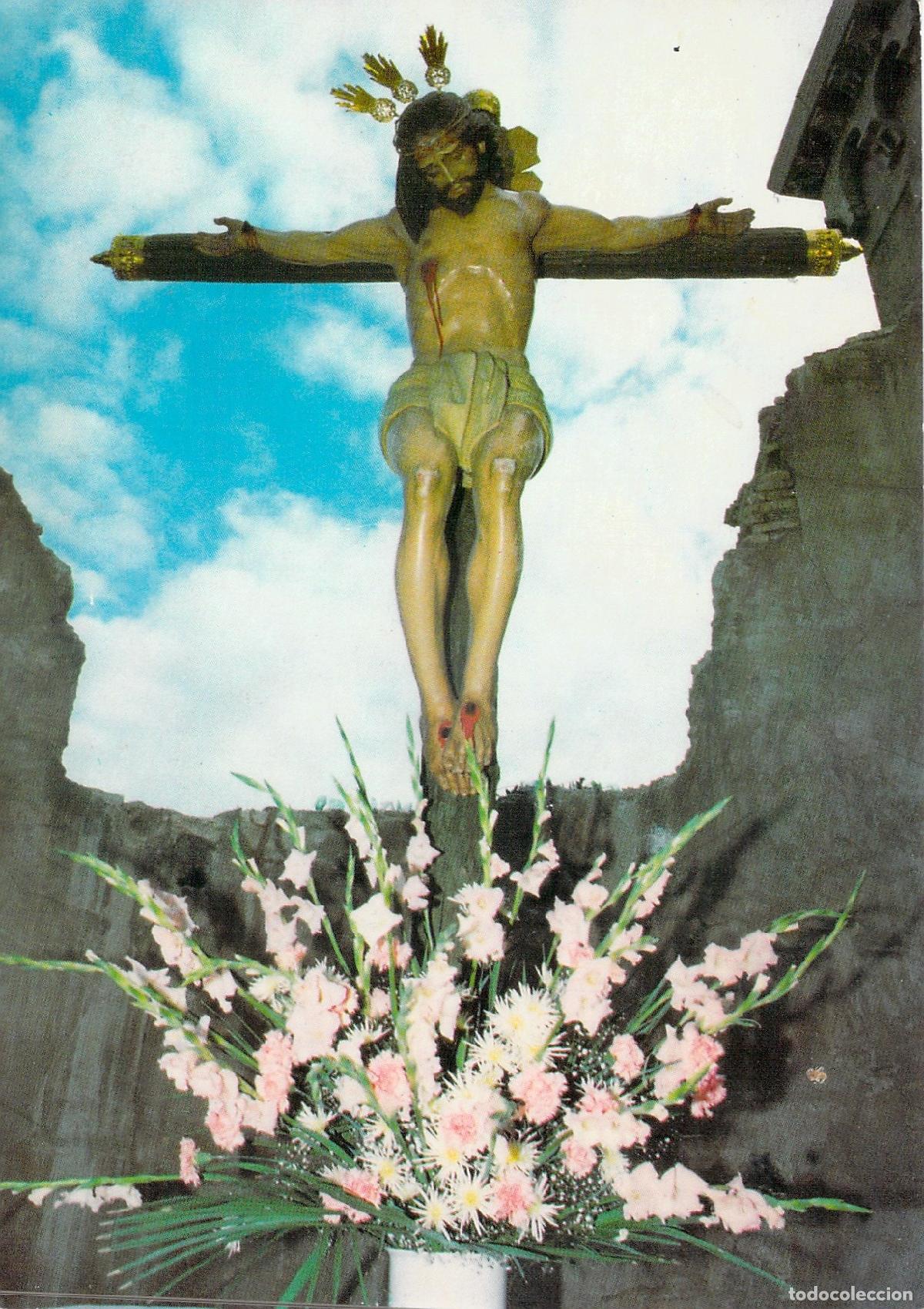 Postales: Postal del Cristo de La Lanzada, Cofrad&iacute;a Marrajos, Cartagena