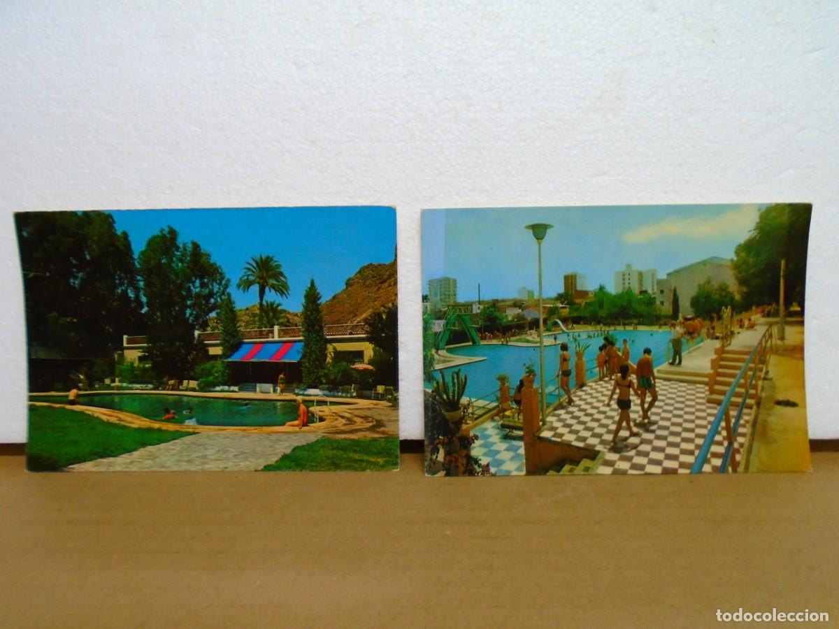 Postales: ARCHENA(MURCIA)POSTALES S/C.A&Ntilde;OS 70.BALNEARIO Y PISCINA MUNICIPAL.