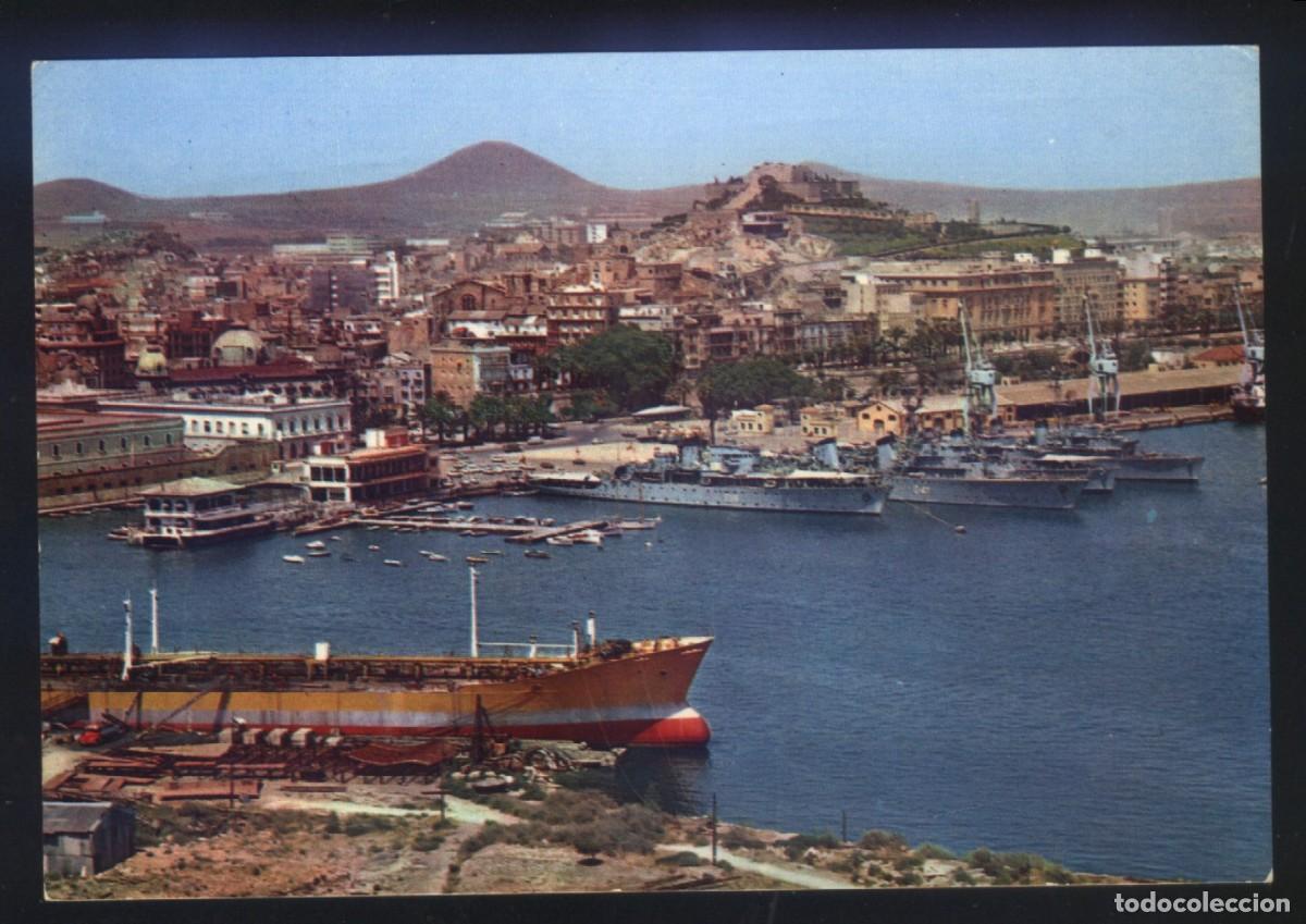 Postales: MU-1042- MURCIA. CARTAGENA. PUERTO Y CIUDAD.