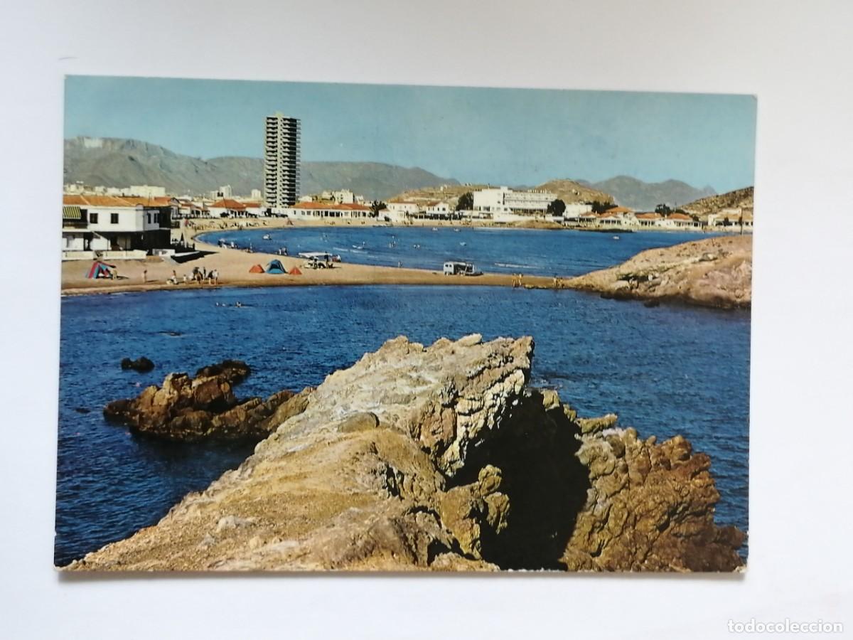 Postales: POSTAL 18615 MAT.1969-ARRIBAS 2008 PUERTO DE MAZARRON MURCIA PLAYA DE LA ISLA