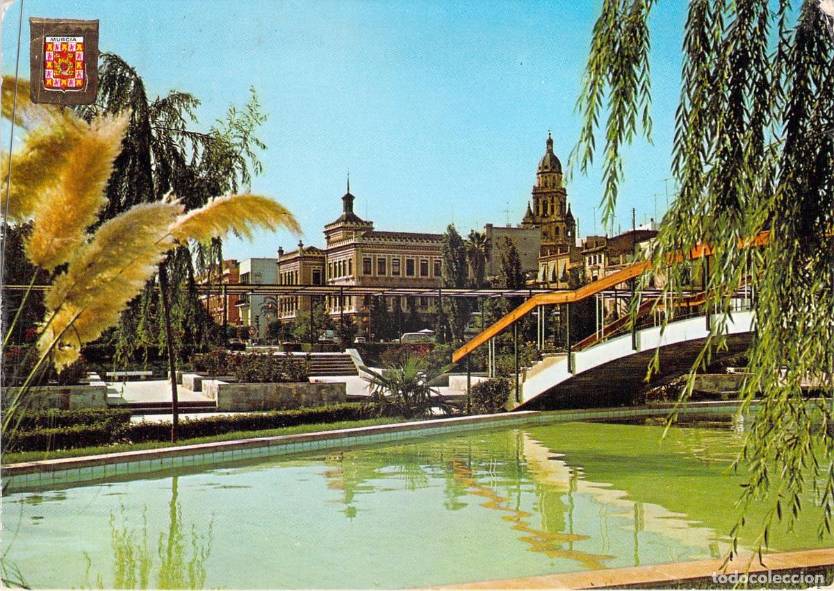 Postales: Postal de Murcia: Catedral desde la Rosaleda