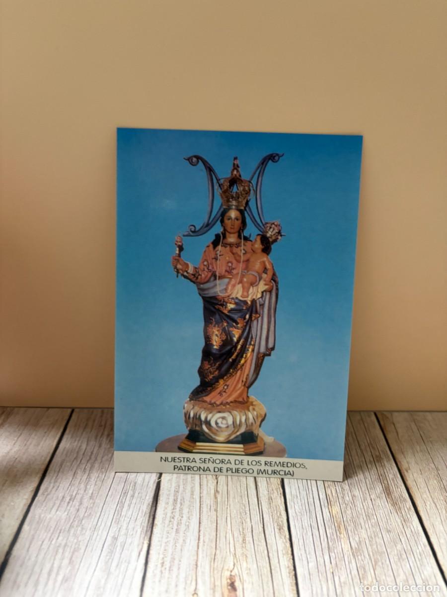 Postales: TARJETA POSTAL. MURCIA. NUESTRA SE&Ntilde;ORA DE LOS REMEDIOS. PATRONA DE PLIEGO.