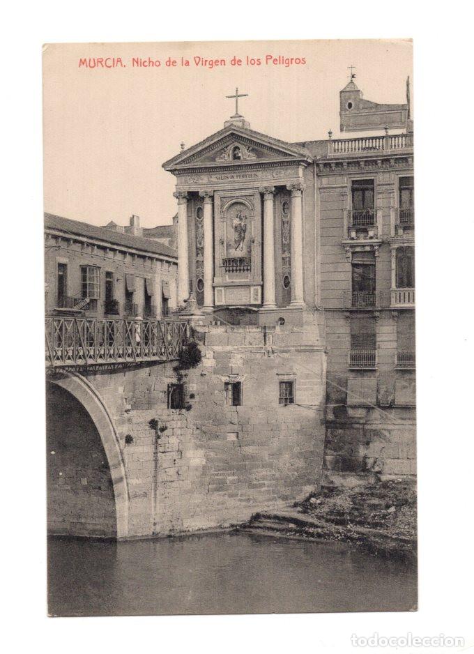Postales: MURCIA.- NICHO DE LA VIRGEN DE LOS PELIGROS.