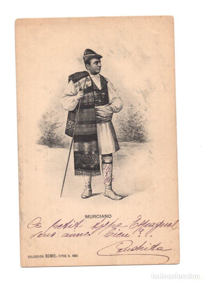 Postales: MURCIA.- MURCIANO. ED. ROMO TIPOS, HAUSER Y MENET N&ordm; 555.
