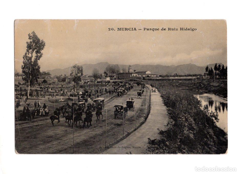 Postales: MURCIA.- PARQUE DE RUIZ HIDALGO. - Foto 1