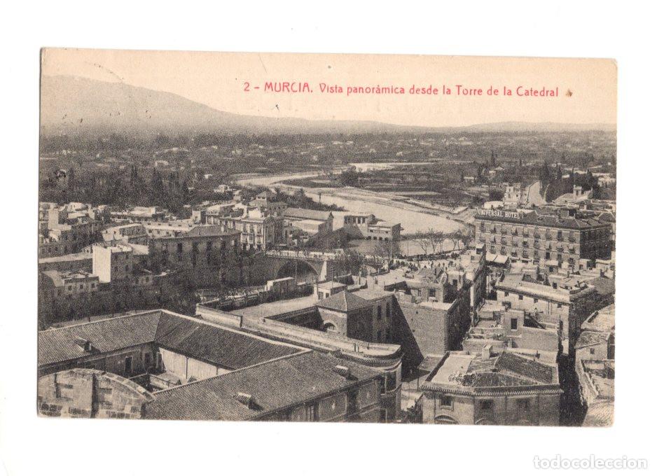 Postales: MURCIA.- VISTA PANOR&Aacute;MICA DESDE LA TORRE DE LA CATEDRAL.