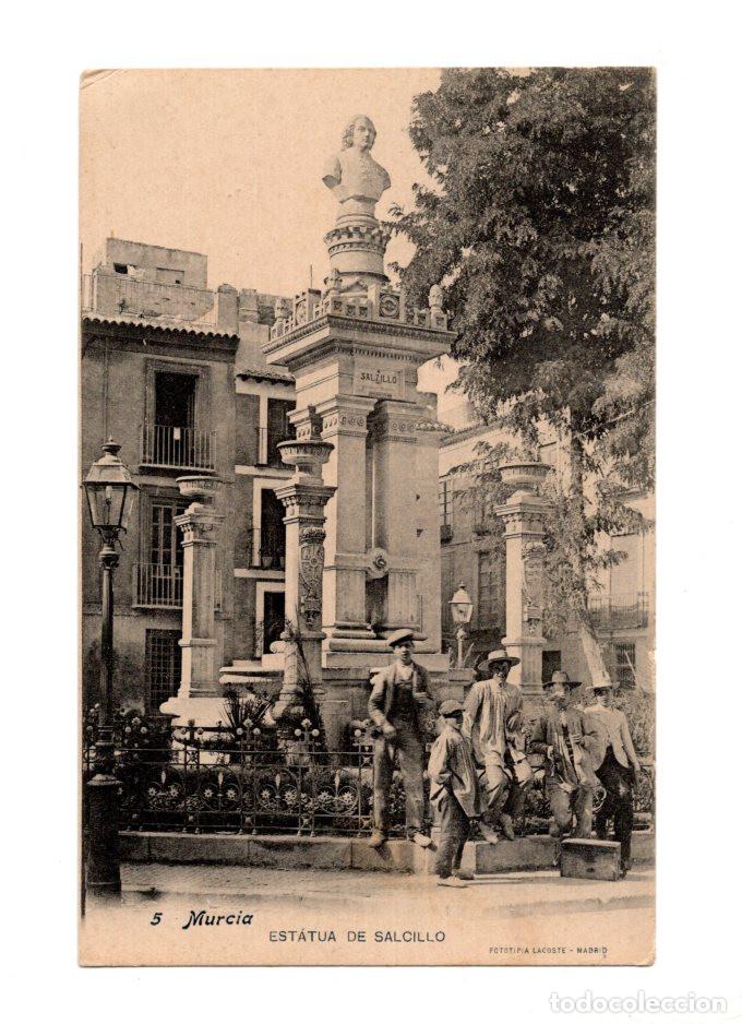Postales: MURCIA.- EST&Aacute;TUA DE SALCILLO.