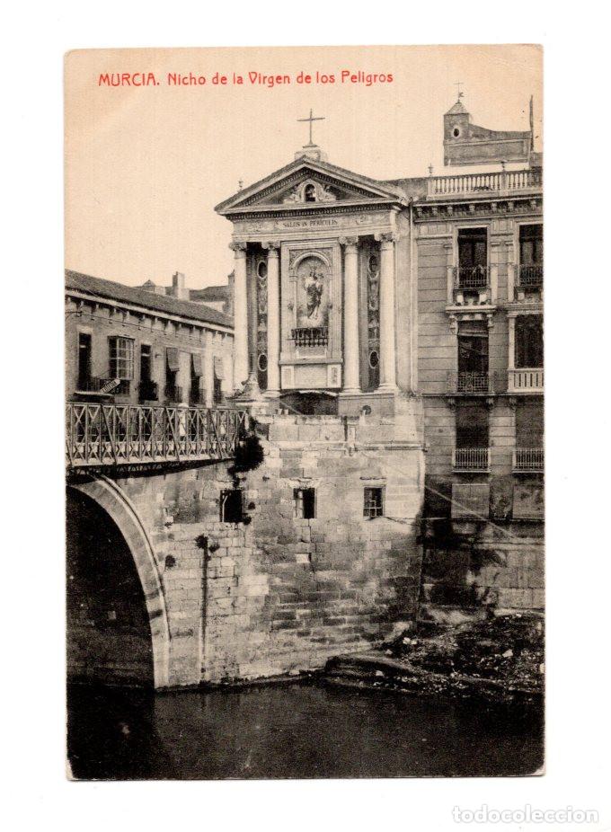 Postales: MURCIA.- NICHO DE LA VIRGEN DE LOS PELIGROS.