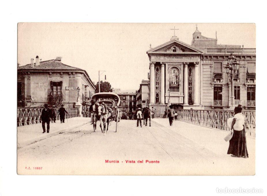 Postales: MURCIA.- VISTA DEL PUENTE.