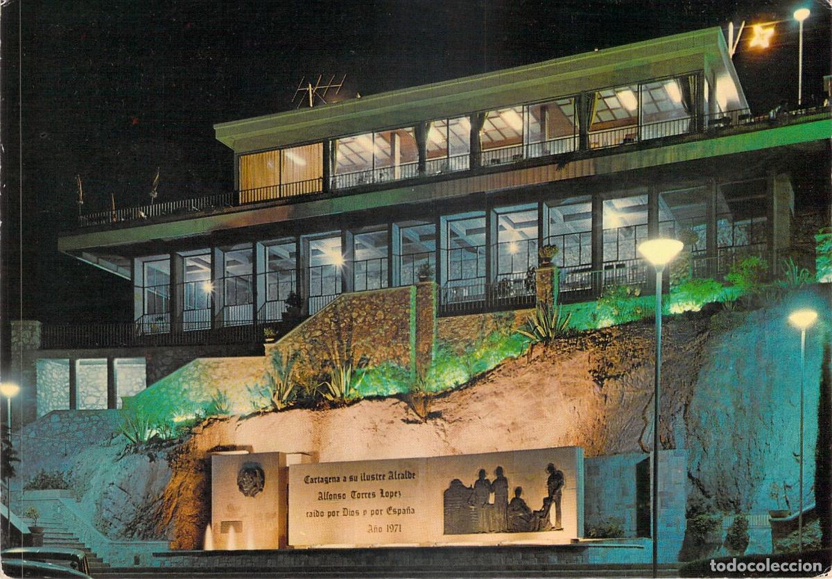 Postales: Postal de Cartagena - Vista Nocturna del Parque Torres
