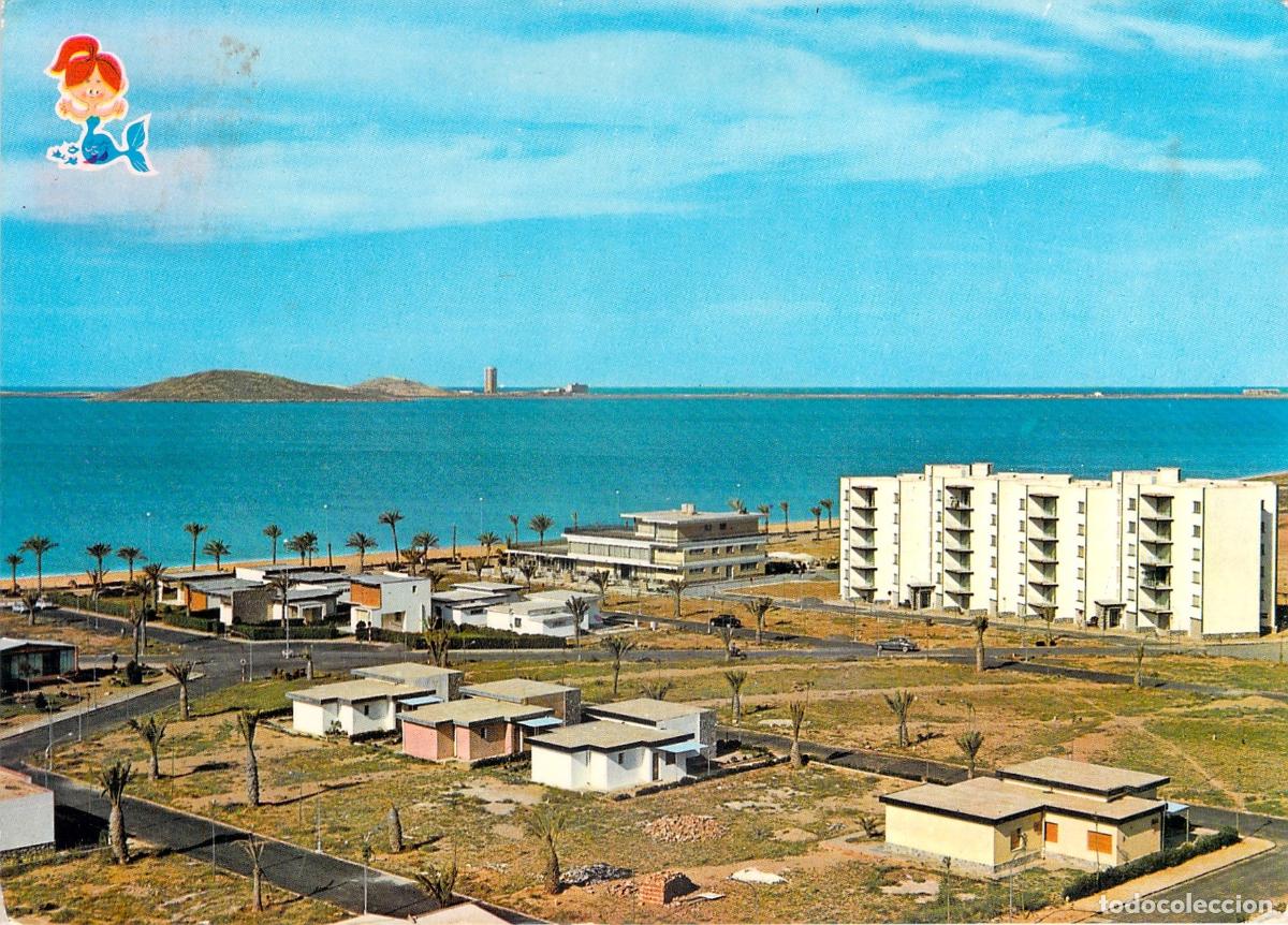 Postales: Postal Mar de Cristal, Vista desde Edificio Rosa, Mar Menor, Cartagena